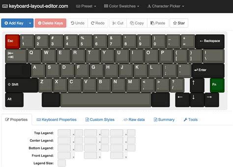 keyboard layout editor